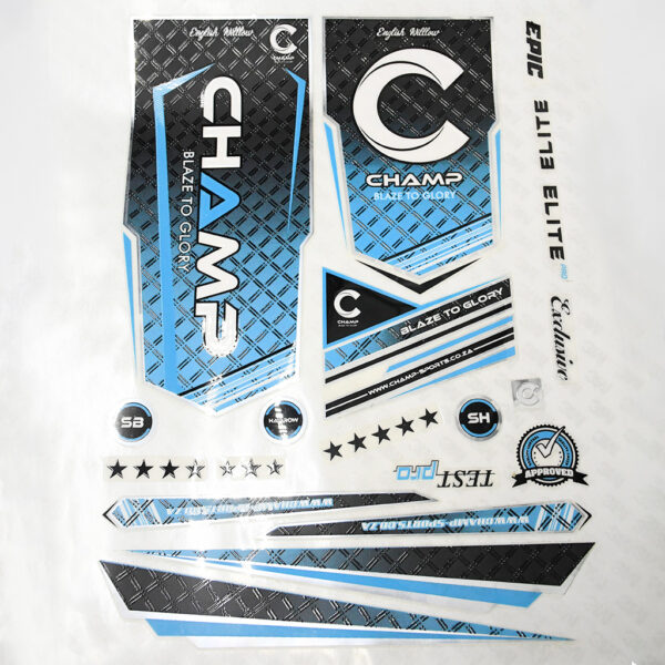 Champ Bat Stickers junior-senior