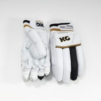 KG RESERVE Batting Gloves 2023 - BLACK - GOLD - WHITE - RH ADULT