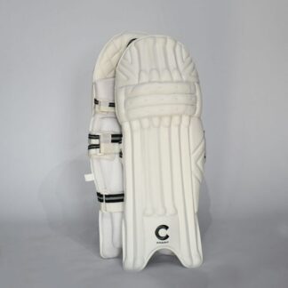 Champ Test Pro Batting Leg guard - Black and White