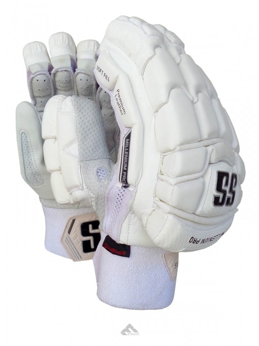 SS Millenium Pro White Batting Gloves - Adults - RH