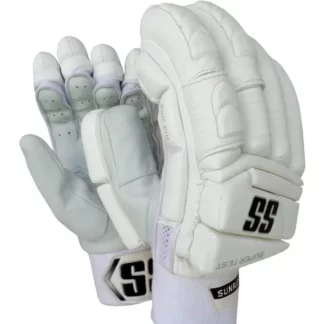 SS Super Test Batting Gloves - WHITE - Adults - RH